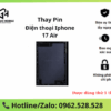 thay pin iphone 17 air