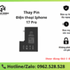 thay pin iPhone 17 Pro giá tốt