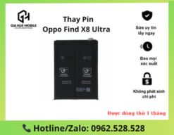 Thay pin OPPO Find X8 Ultra